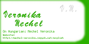 veronika mechel business card